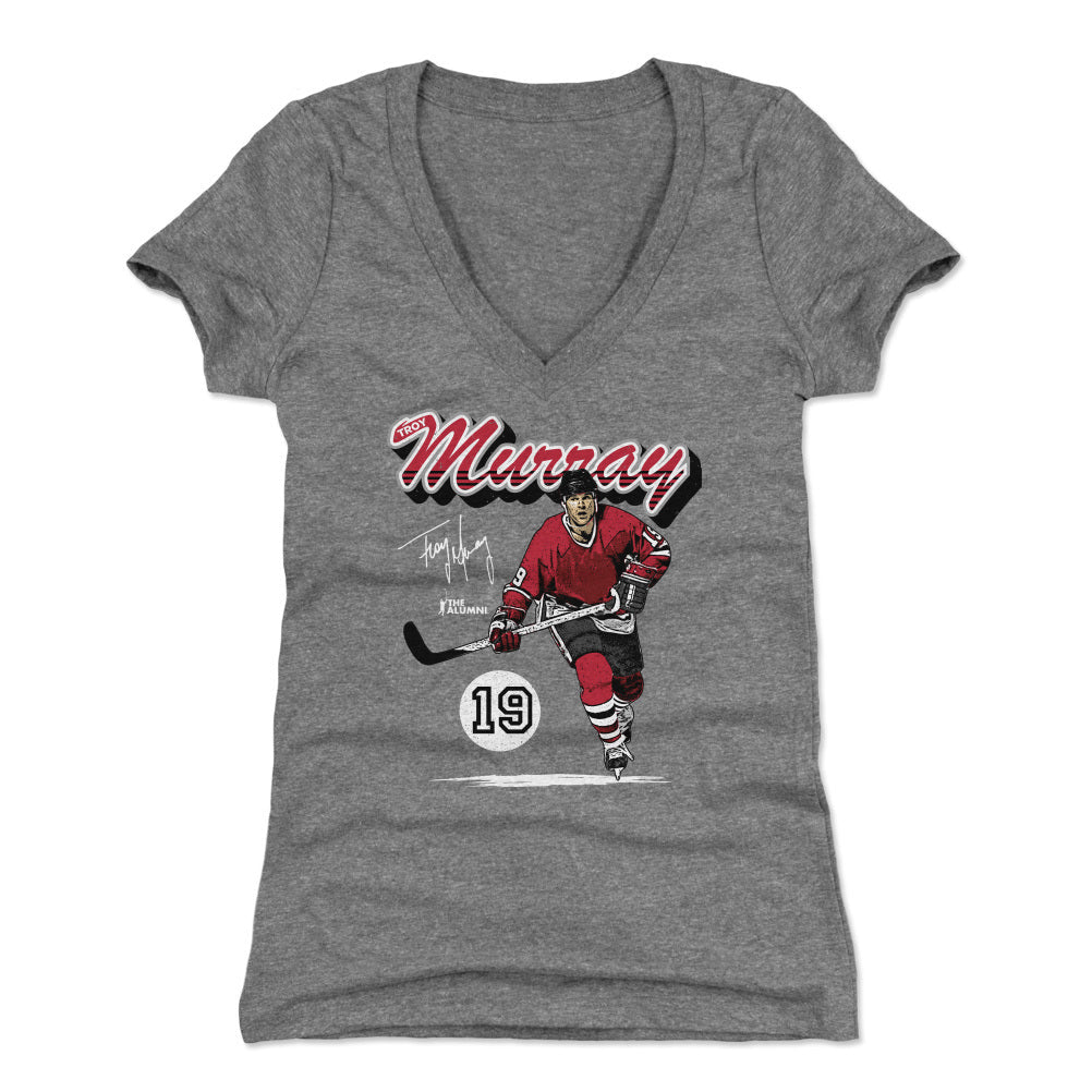 Troy Murray Chicago Retro Script WHT