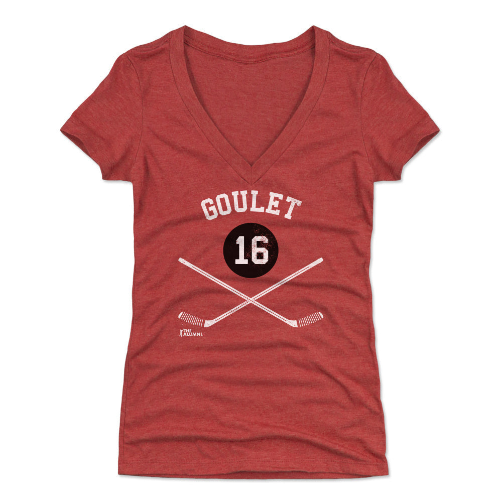 Michel Goulet Chicago 16 Sticks WHT