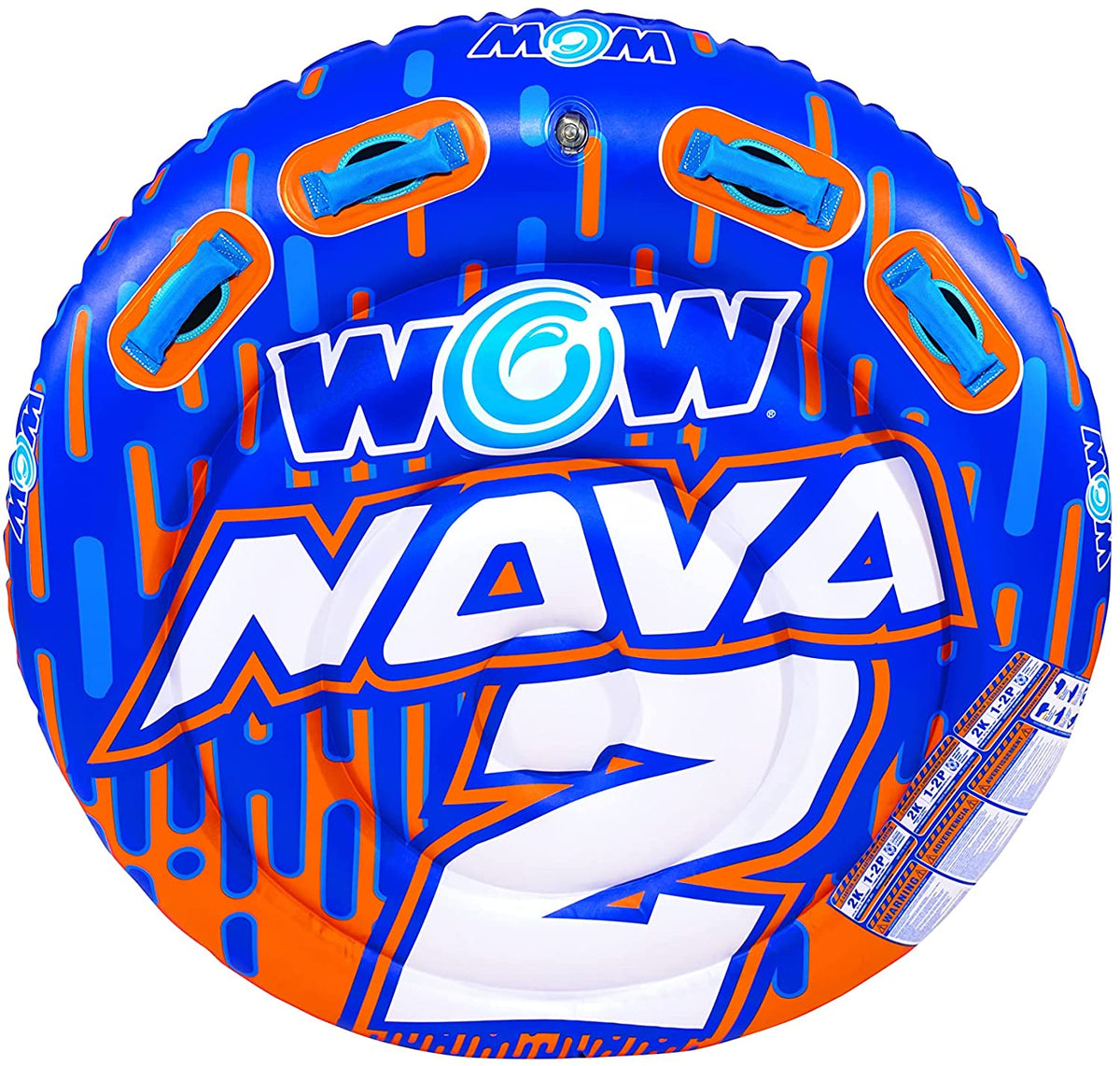 WOW Watersports Nova 2 Person 2P Towable Deck Tube