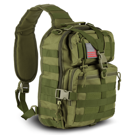 XGear Tactical 14L Range Sling Bag Backpack with Adjustable Strap
