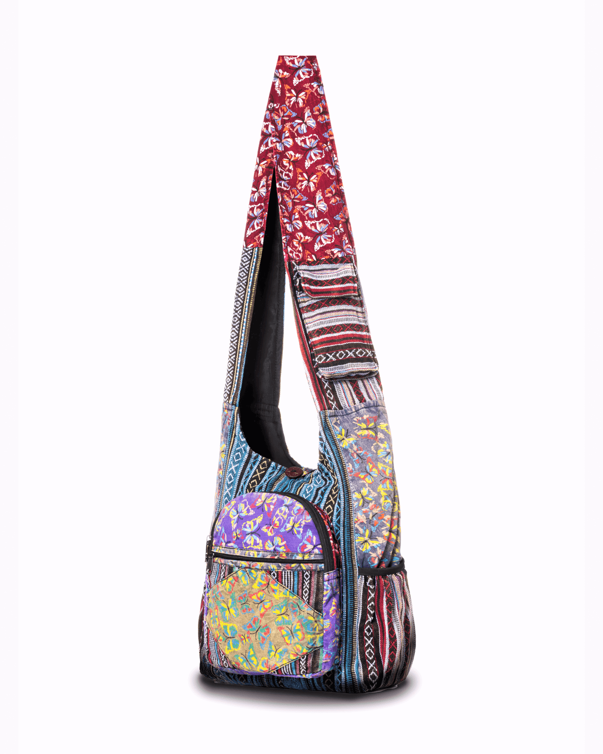 Kathmandu Collection Butterfly Design Hobo Bag