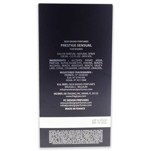 New Brand Prestige Sensual Perfume for Women EDP 3.3 oz