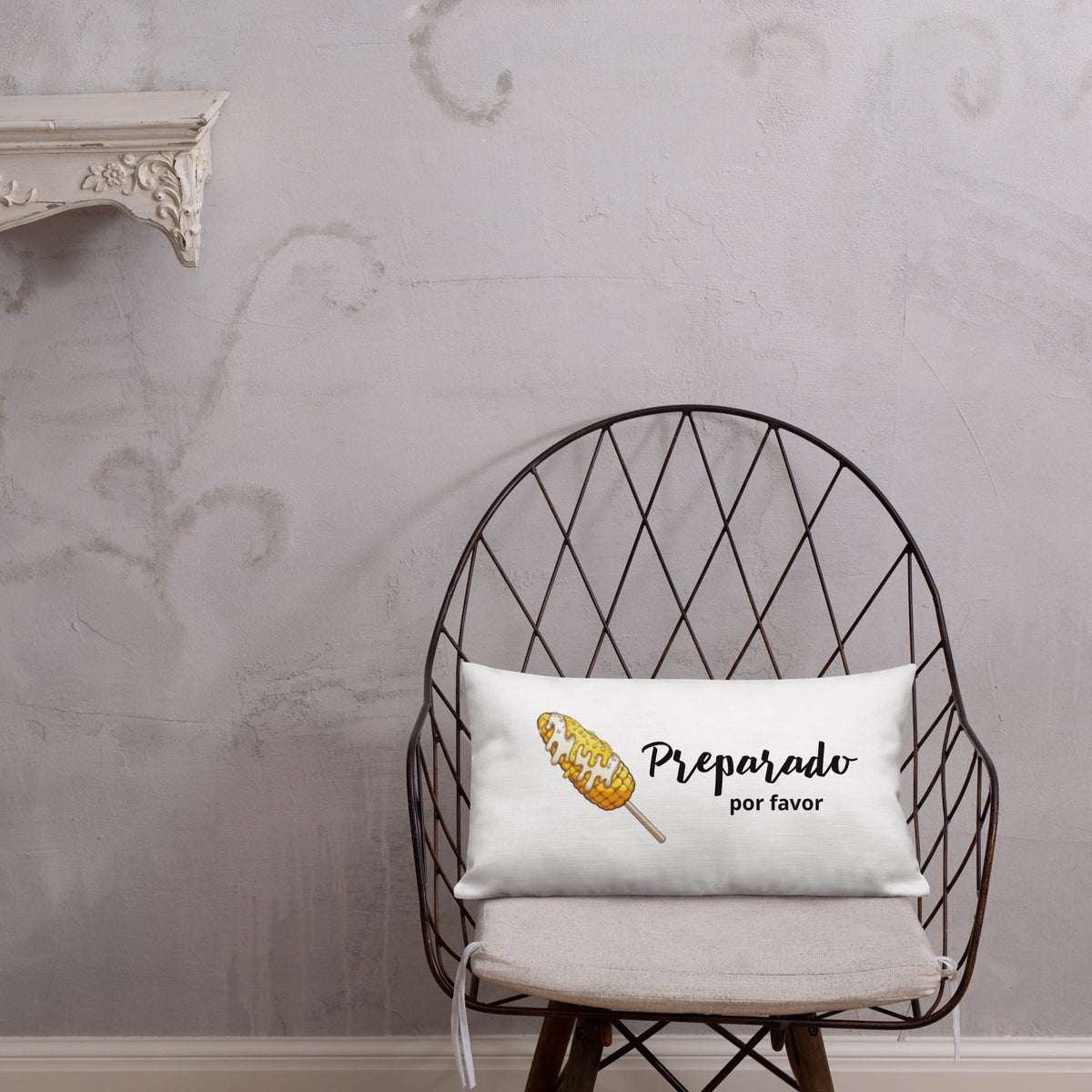 Elote Preparado Premium Pillow