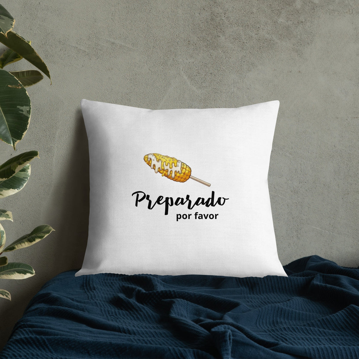 Elote Preparado Premium Pillow