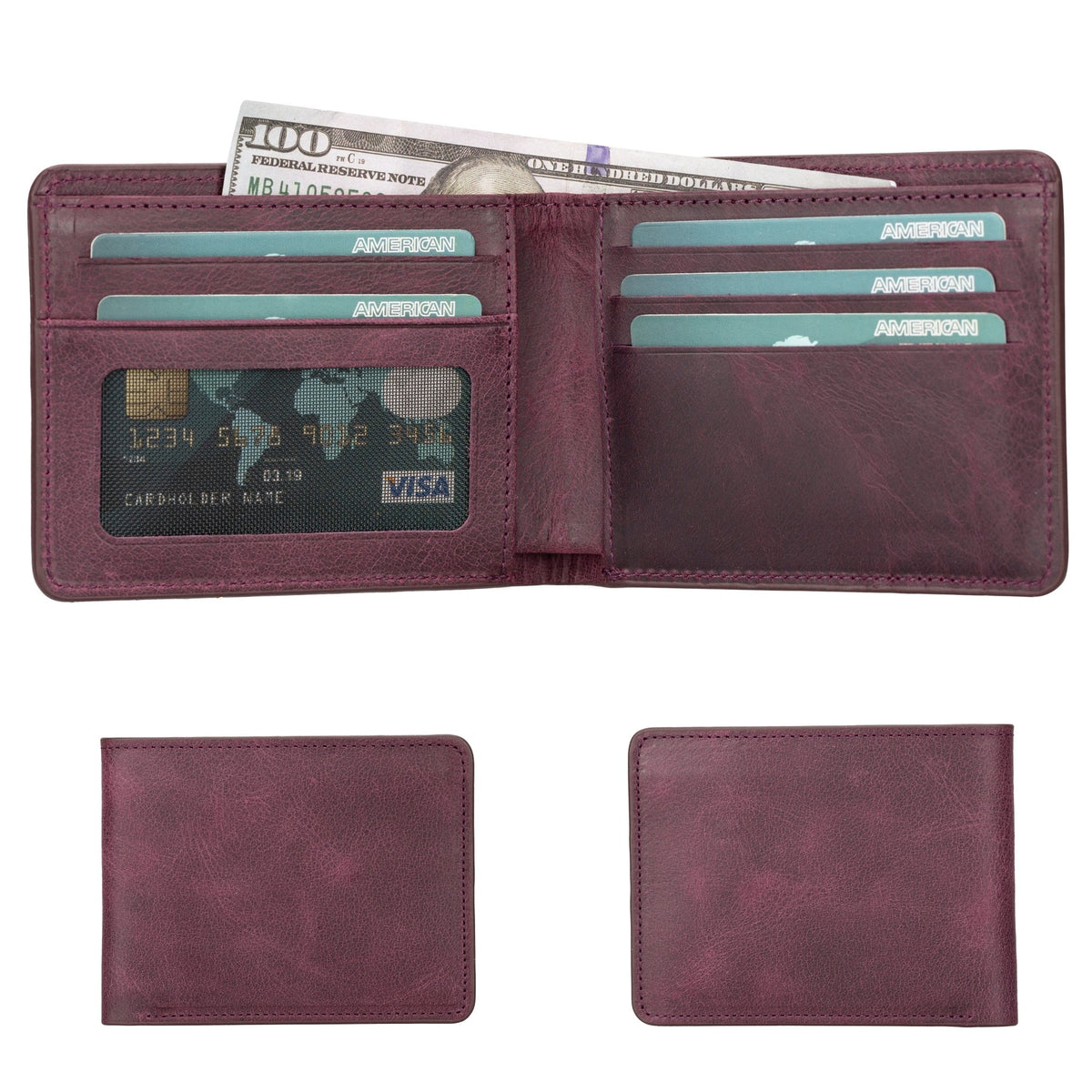 Arvada Handmade Bifold Leather Men Wallet