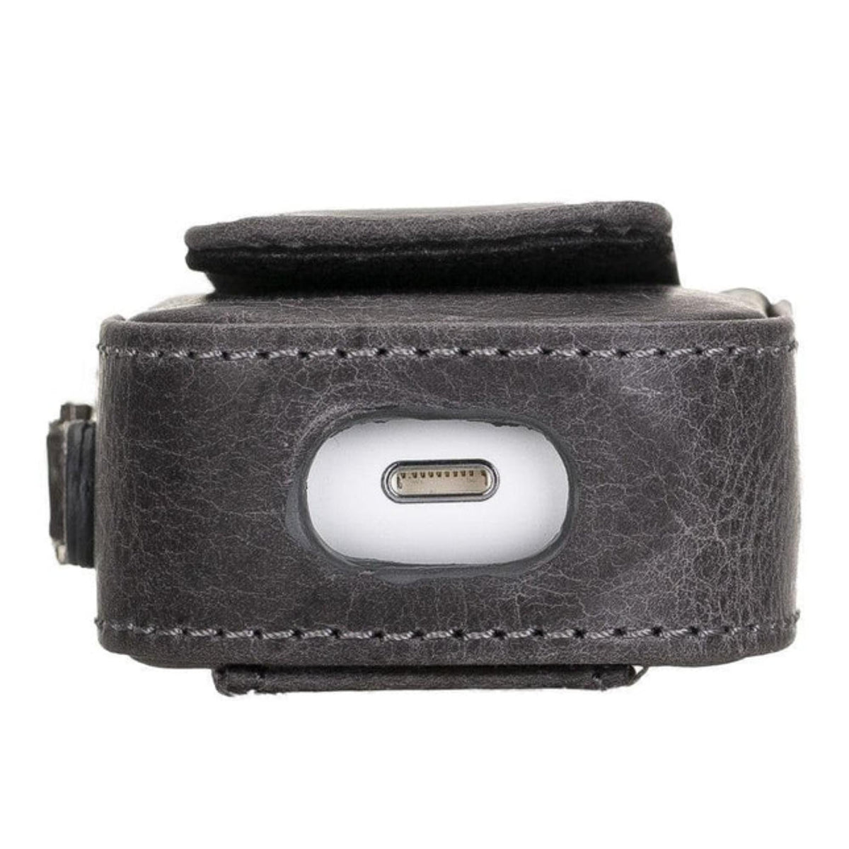 Aurora Luxury Leather AirPods Case with Attached Wrist Strap