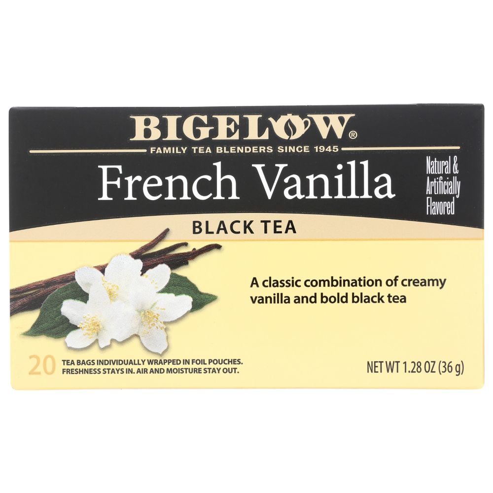 BIGELOW: French Vanilla Black Tea 20Bg, 1.28 oz