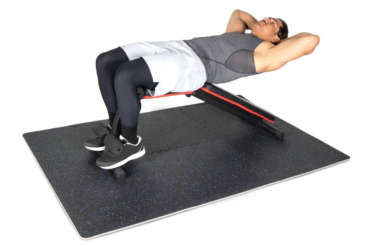 Rubber Top Exercise Puzzle Mat 0.75in 24sqft