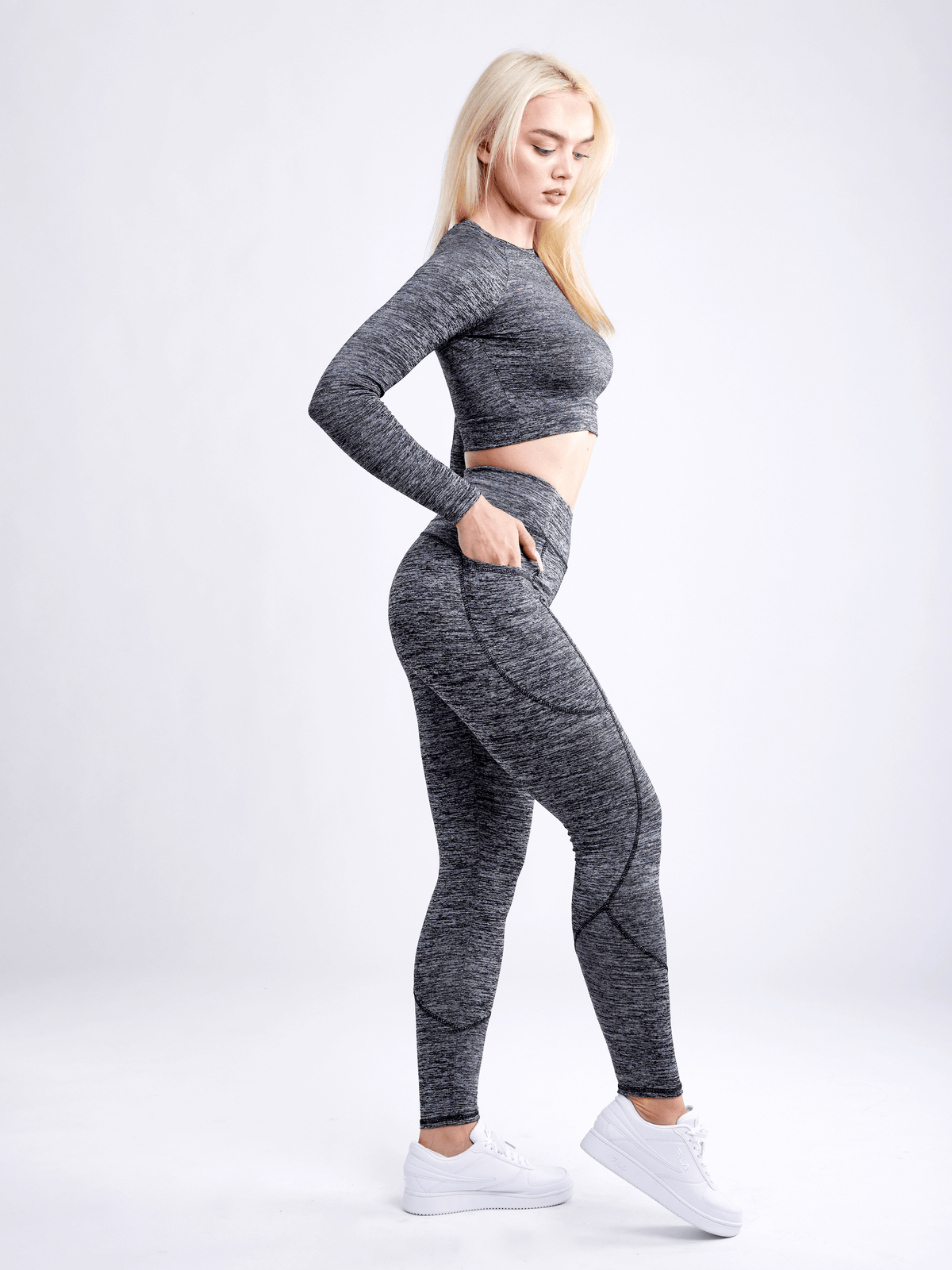 JupiterGear High-Waisted Classic Gym Leggings with Side Pockets