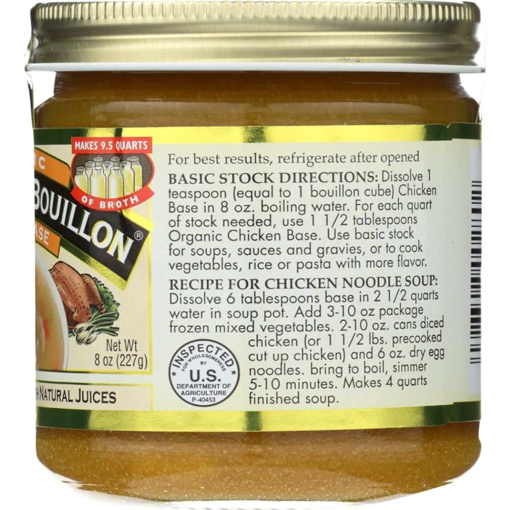 BETTER THAN BOUILLON: Organic Chicken Base, 8 oz