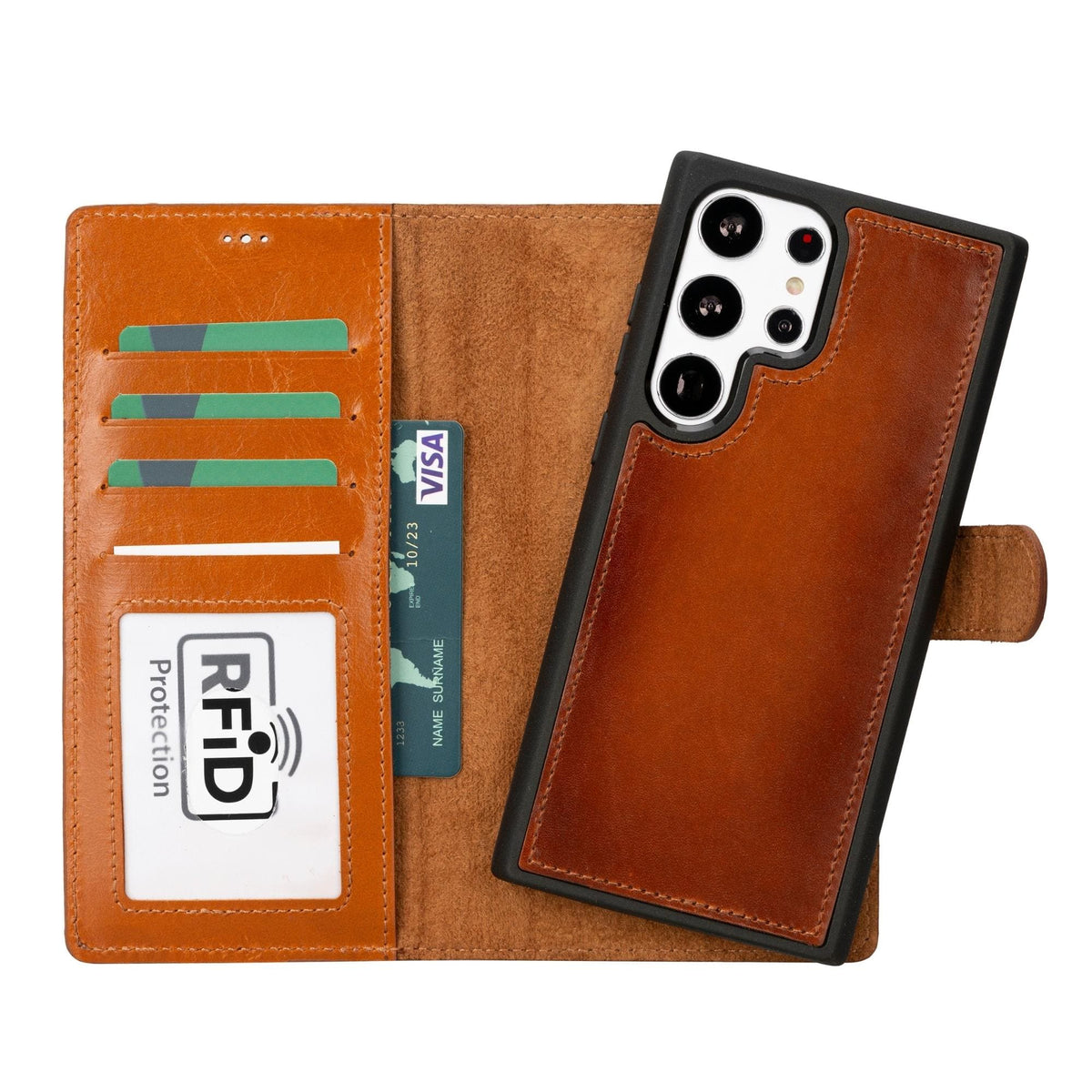 Buffalo Samsung Galaxy S20 Series Detachable Leather Wallet Case
