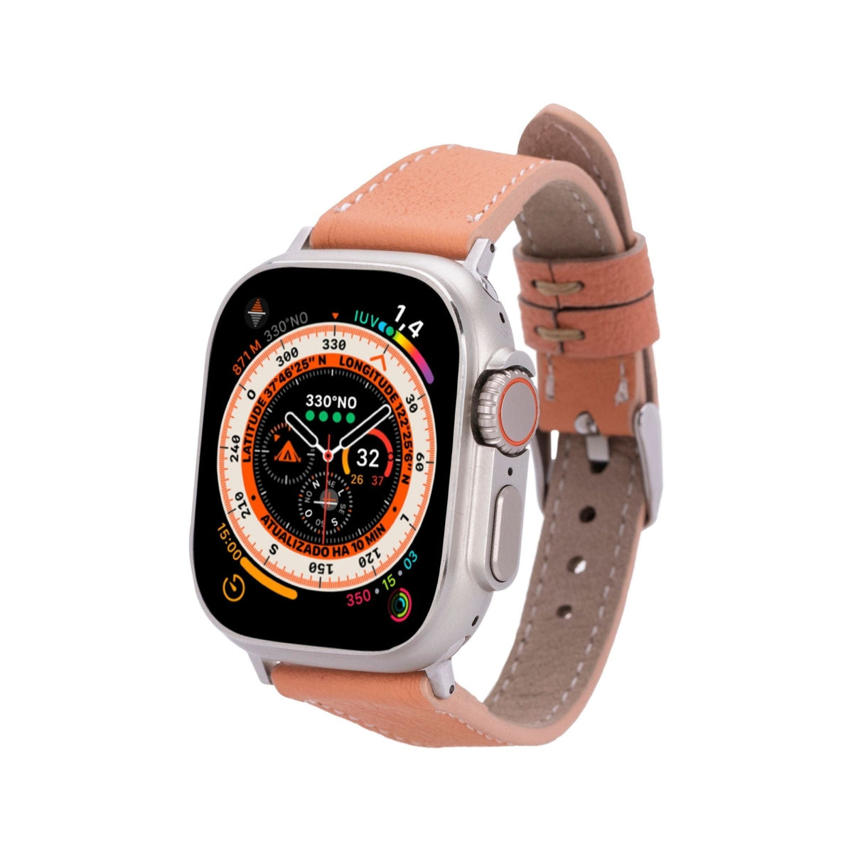 Buford Slim Leather Bands for Apple Watch 9, Ultra 2 & SE