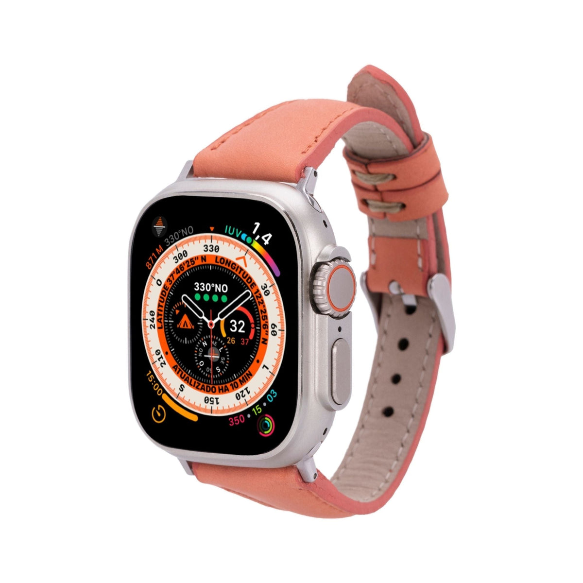 Buford Slim Leather Bands for Apple Watch 9, Ultra 2 & SE