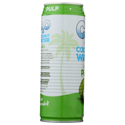 C2O Coconut Water - Hydrating, All-Natural Pulp from Thailand| 17.5oz