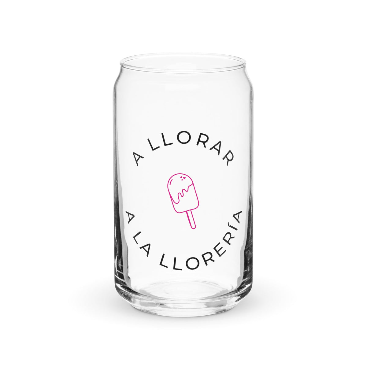 Can-shaped glass