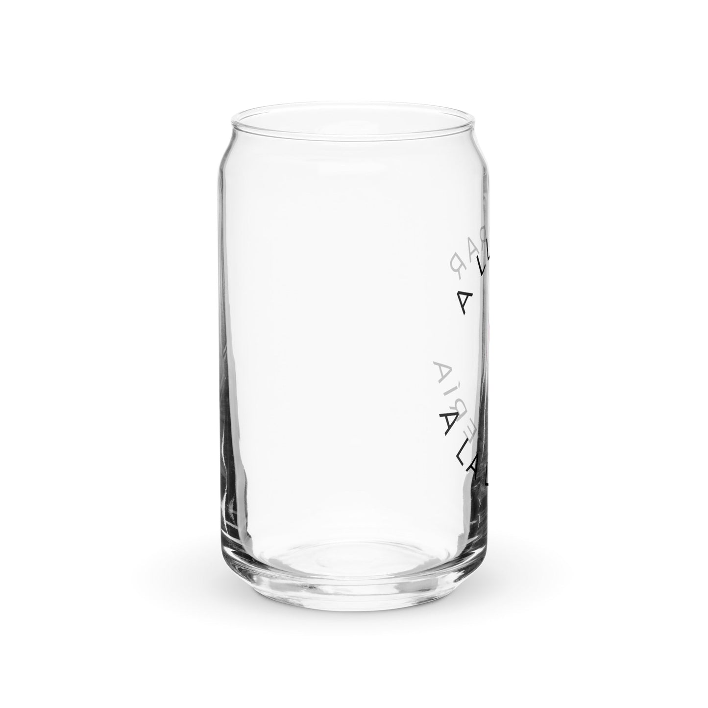 Can-shaped glass