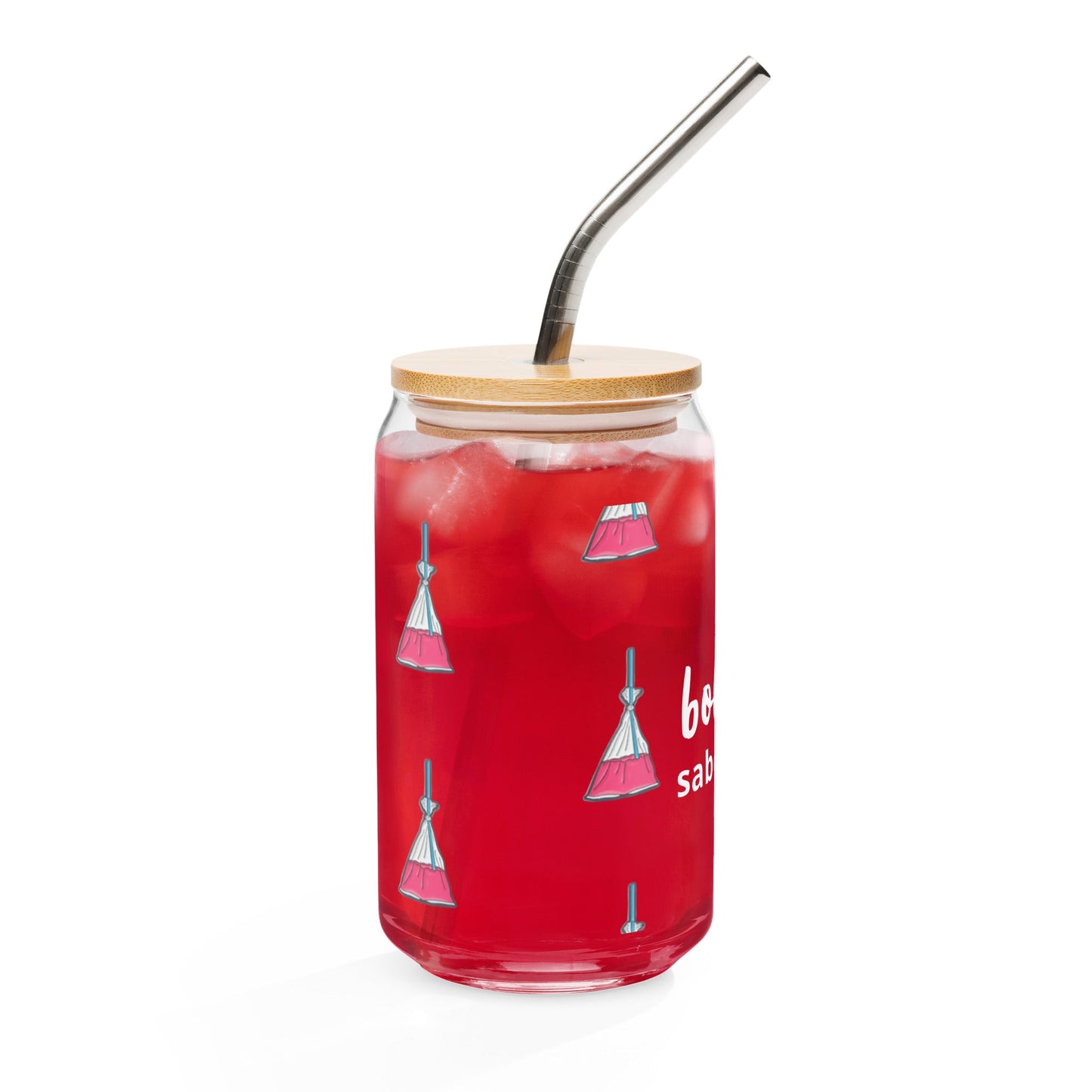 Bolsita Can-shaped glass