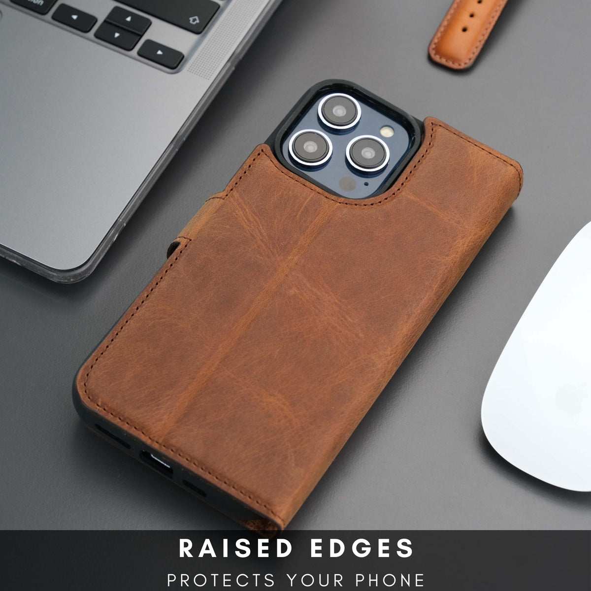 Casper Leather iPhone 14 Pro Wallet Case | MagSafe