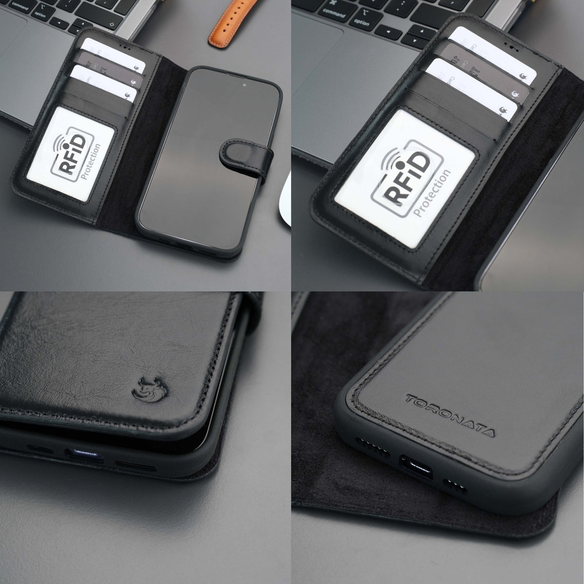 Casper Leather iPhone 14 Pro Wallet Case | MagSafe