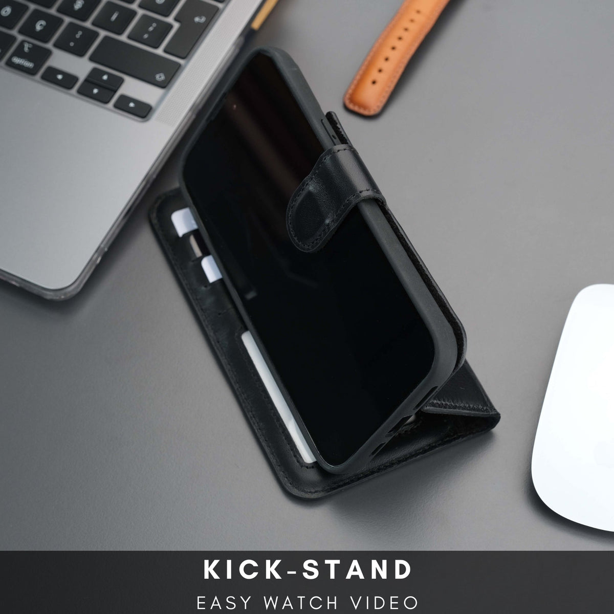Casper Leather iPhone 14 Pro Wallet Case | MagSafe