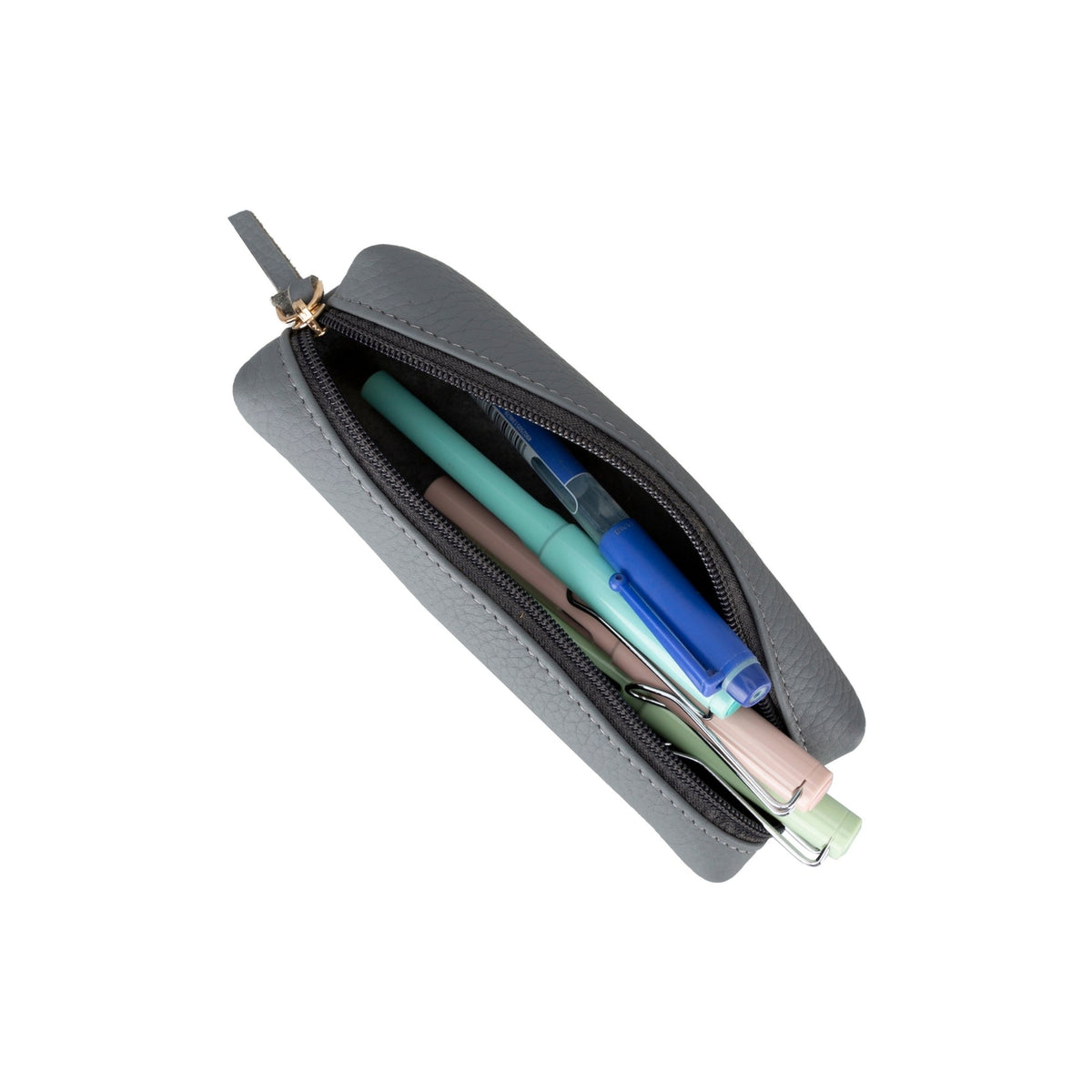 Centennial Multipurpose Leather Pencil Case and Makeup Bag