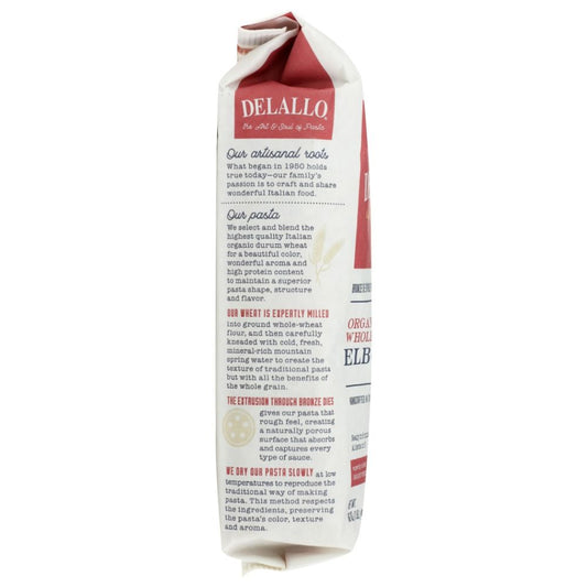 DELALLO: Whole Wheat Elbow Macaroni, 16 oz