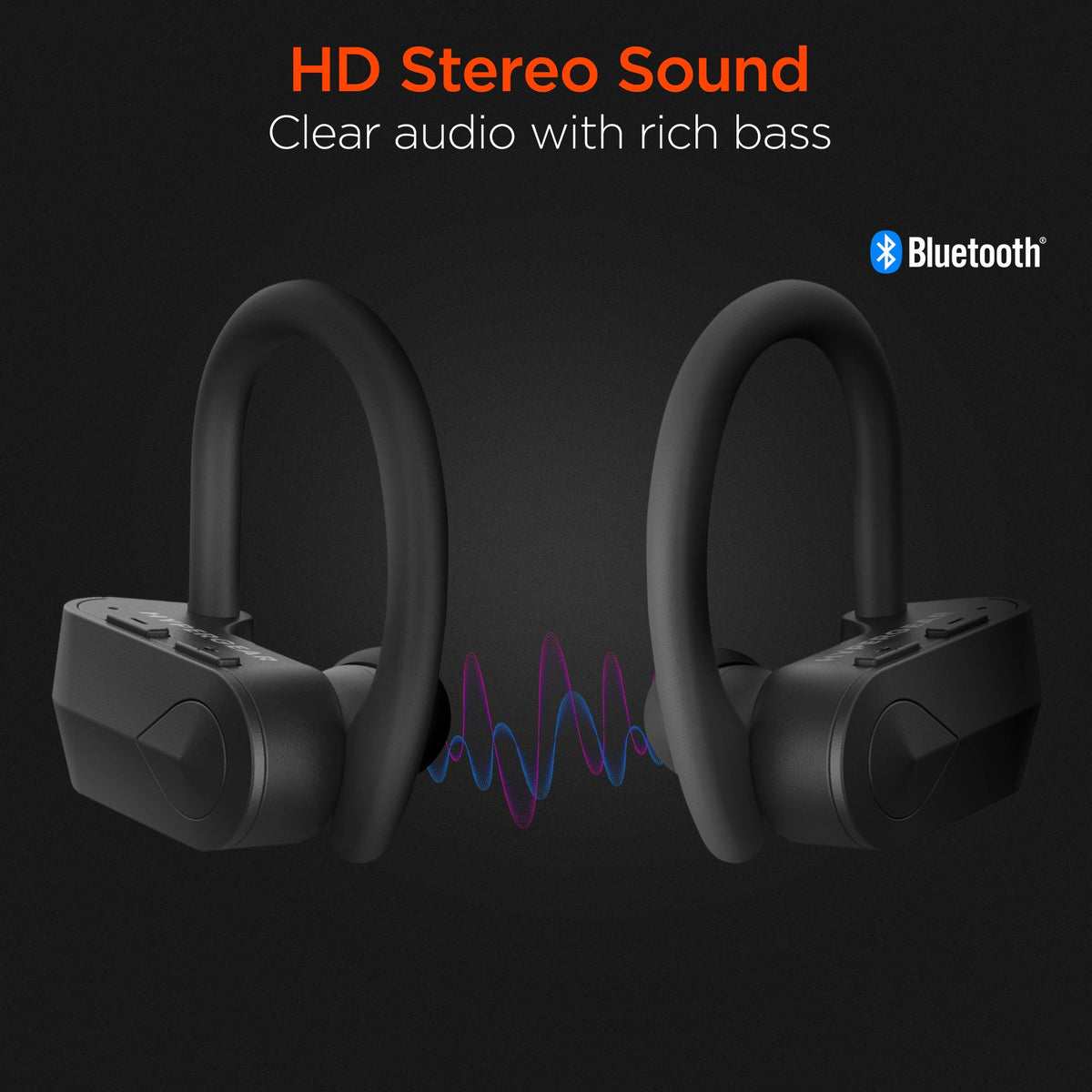 HyperGear Sport X2 True Wireless Earbuds with 4 Hours of Playtime per Charge