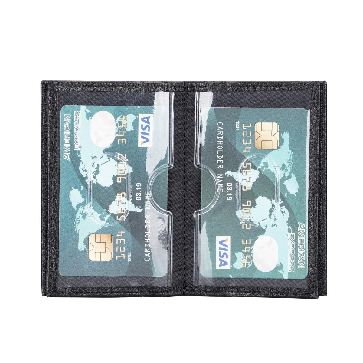 Denver Luxury Full-Grain Leather Cardholder for Men