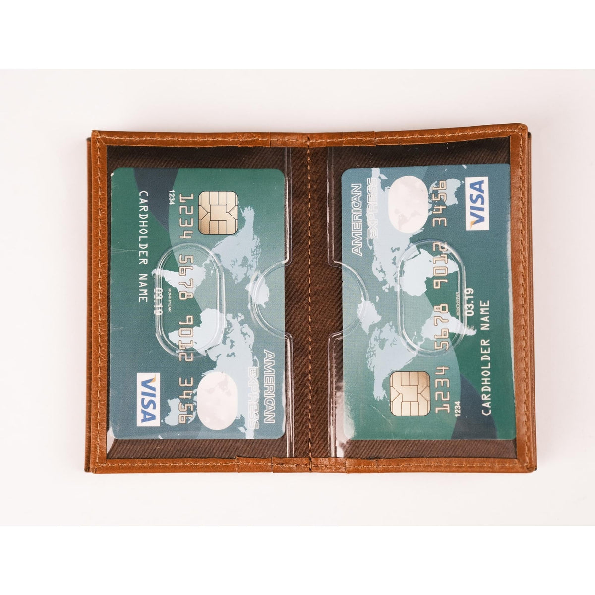Denver Luxury Full-Grain Leather Cardholder for Men