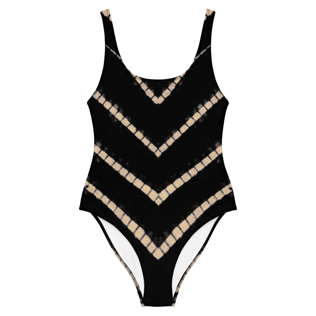 Lyra One Piece Swimsuit in Black Shibori
