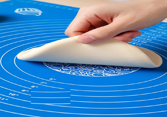 Non-Stick Silicone Dough Rolling Mat Sheet, Kneading Rolling Baking Pad with Measurement Scale Pastry Baking Mat Tool