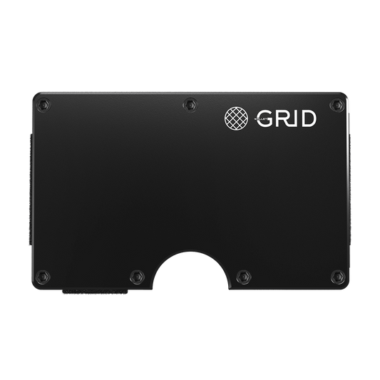 Black Aluminum Money Clip