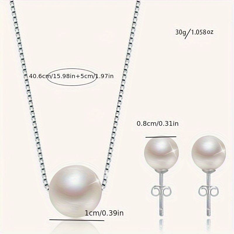 Style All Single Fashion Pearl Necklace Wedding Anniversary Mother's Day Valentine's Day Party Gift