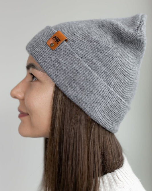 Cuffed Traditional Solid Koala Gray