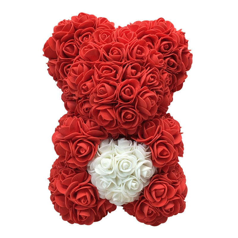 Rose Teddy Bear for Valentine's Day or Mother's Day Gifts