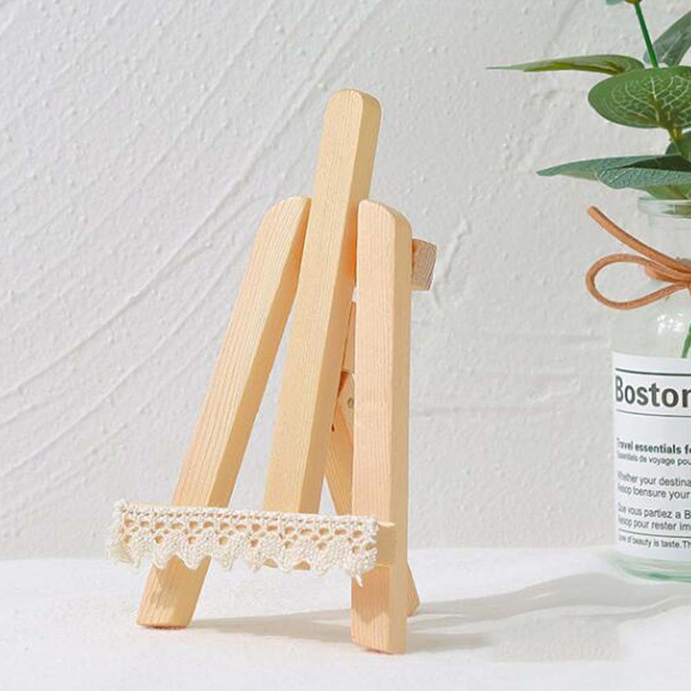 2Pcs Wooden Mobile Phone Stand Desktop Cell Phone Holder Folding Picture Stand Mobile Phone Support Stand