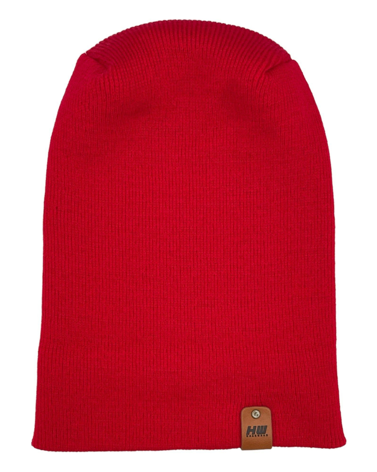 HAAKWEAR Theta-Stitch Cuffed Beanie - Designed and Made in USA (Patent Pending Design) - Scarlet Red