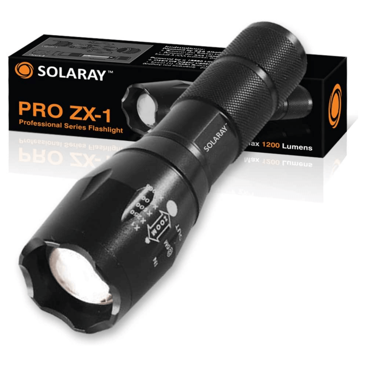 Solaray ZX-1 AAA Battery LED Flashlight