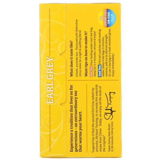 TWINING TEA: Earl Grey Tea, 50 bg