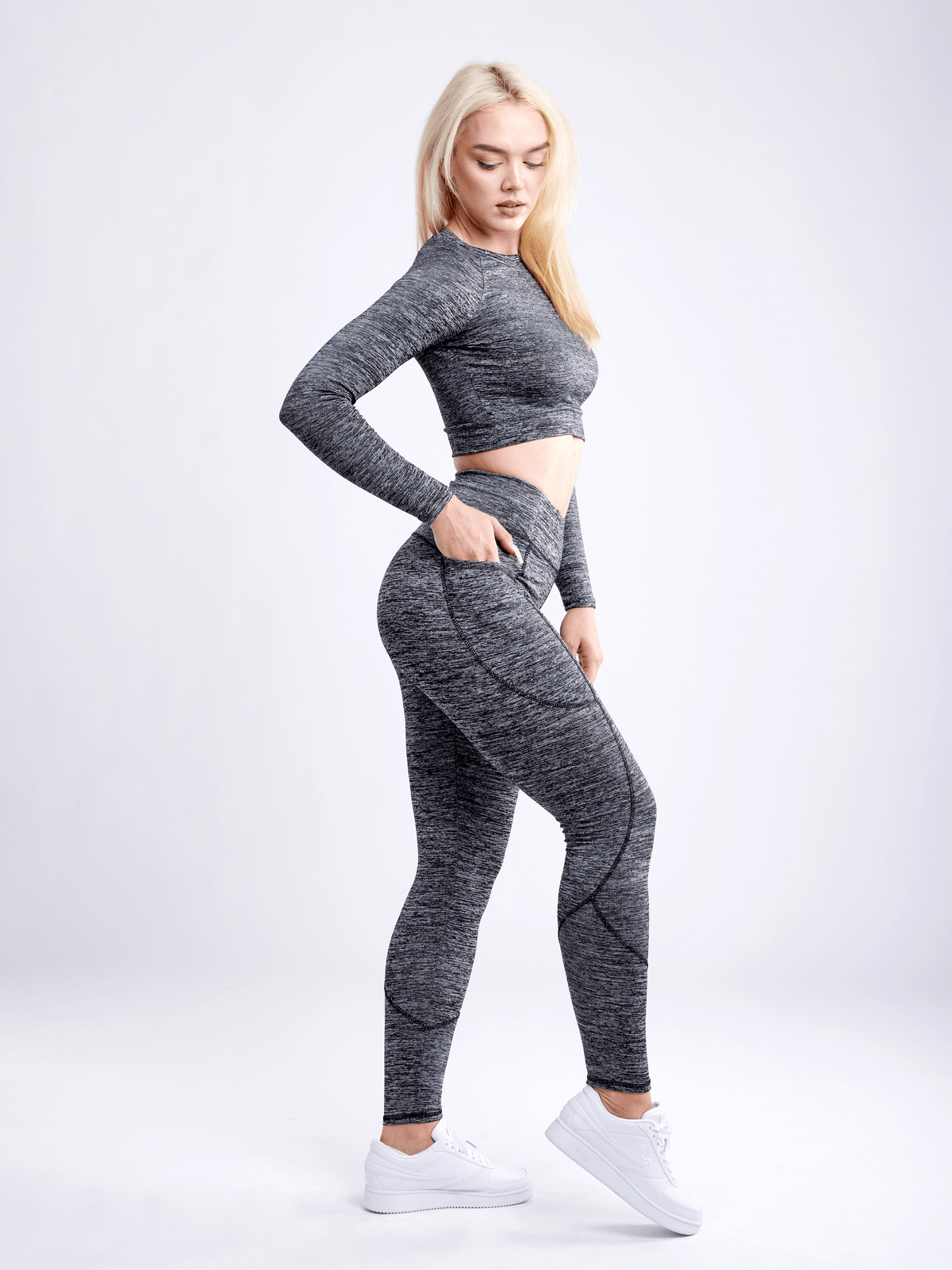 JupiterGear High-Waisted Classic Gym Leggings with Side Pockets