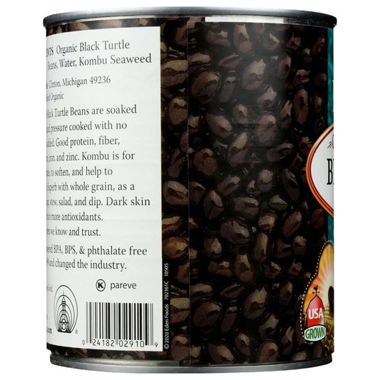 EDEN FOODS: Organic Black Turtle Beans, 29 oz
