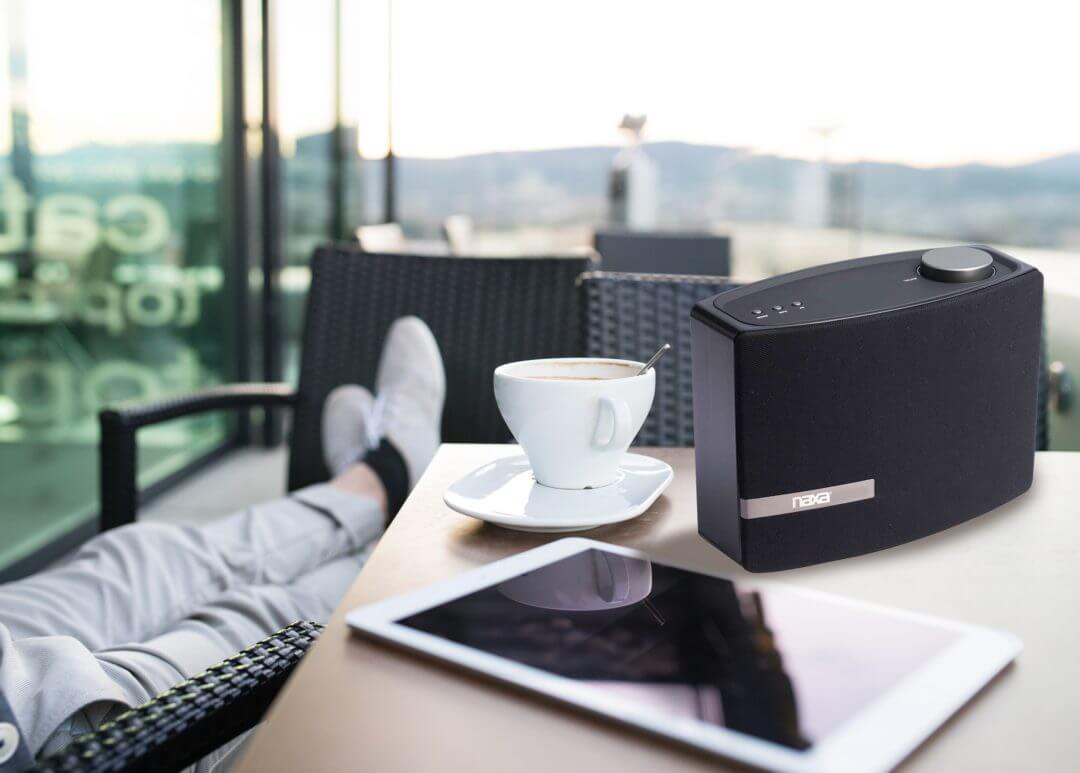 Naxa Wi-Fi & Bluetooth Multi-Room Speaker with Amazon Alexa Voice Control