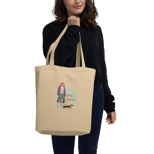Dog Mom Eco Tote Bag