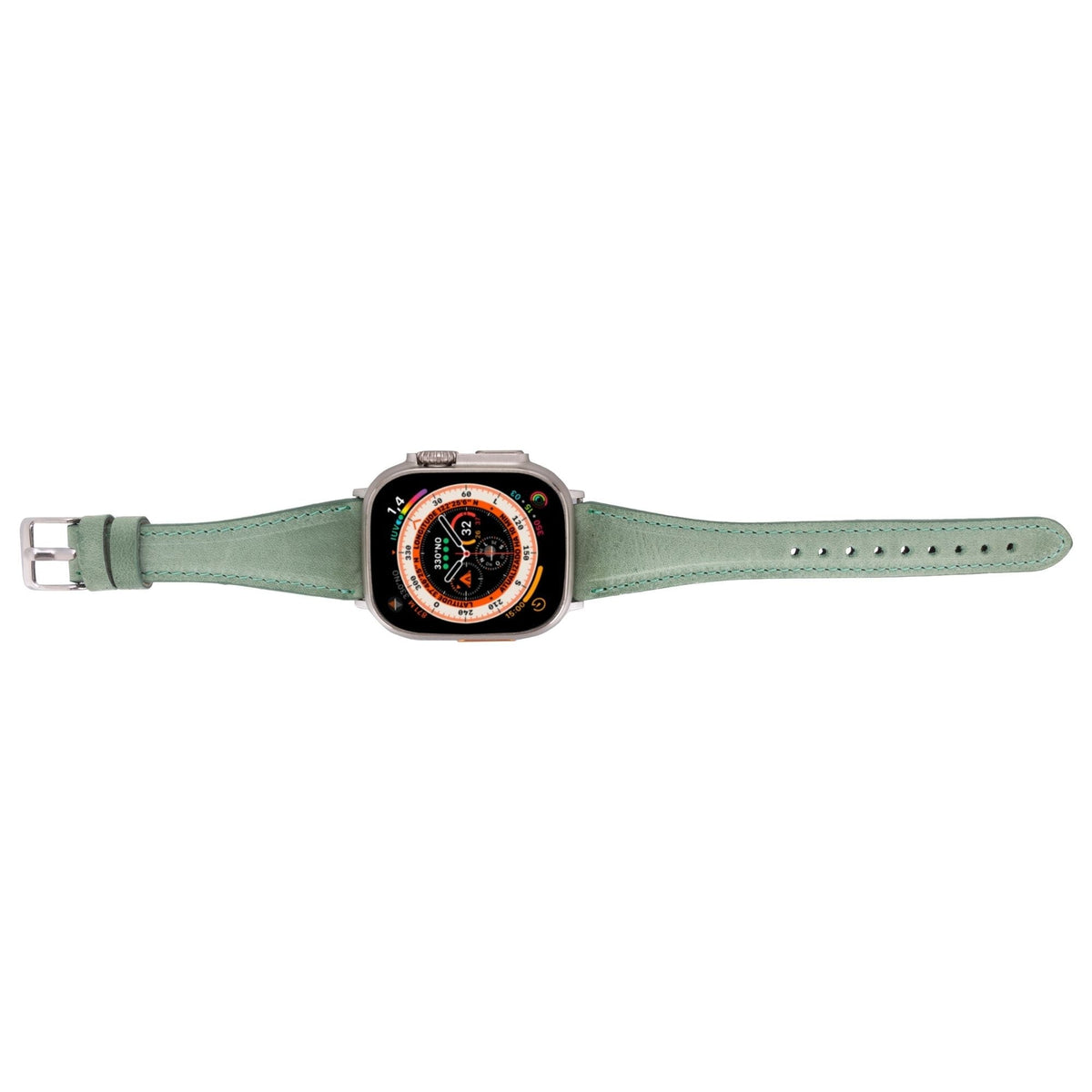 Evansville Slim Leather Bands for Apple Watch 9, Ultra 2 & SE