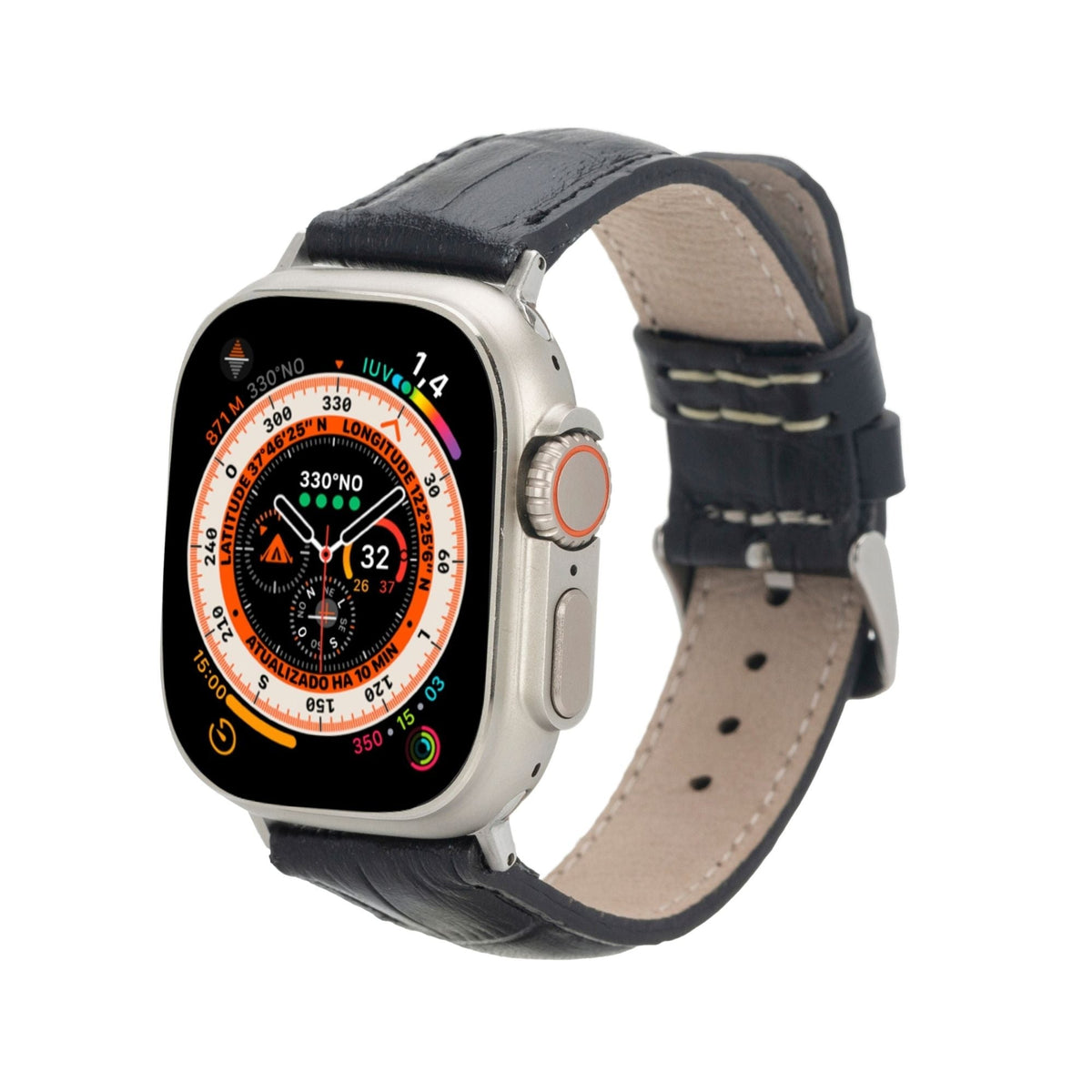 Guernsey Leather Bands for Apple Watch 9, Ultra 2 & SE