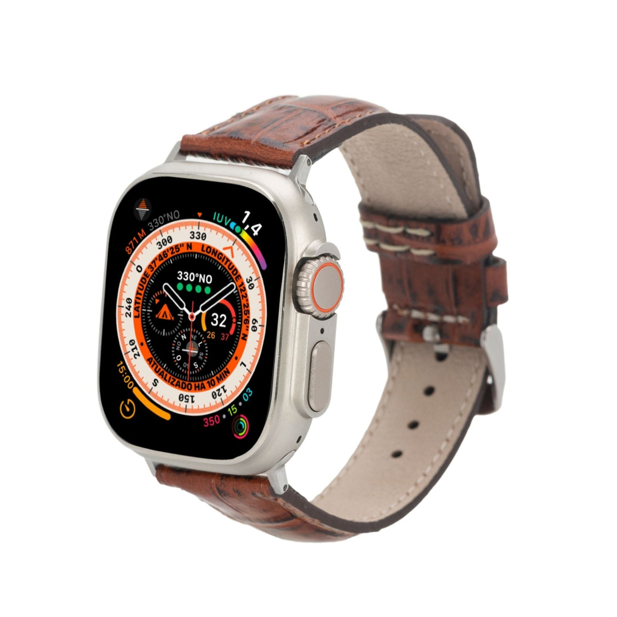 Guernsey Leather Bands for Apple Watch 9, Ultra 2 & SE