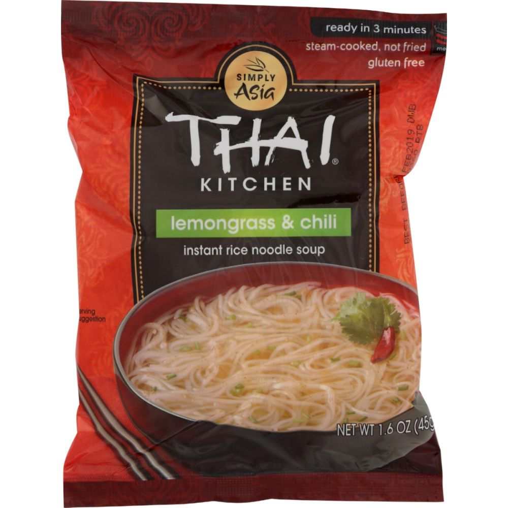 Thai Kitchen Gluten Free Lemongrass & Chili Rice Noodle Soup - 1.6 oz