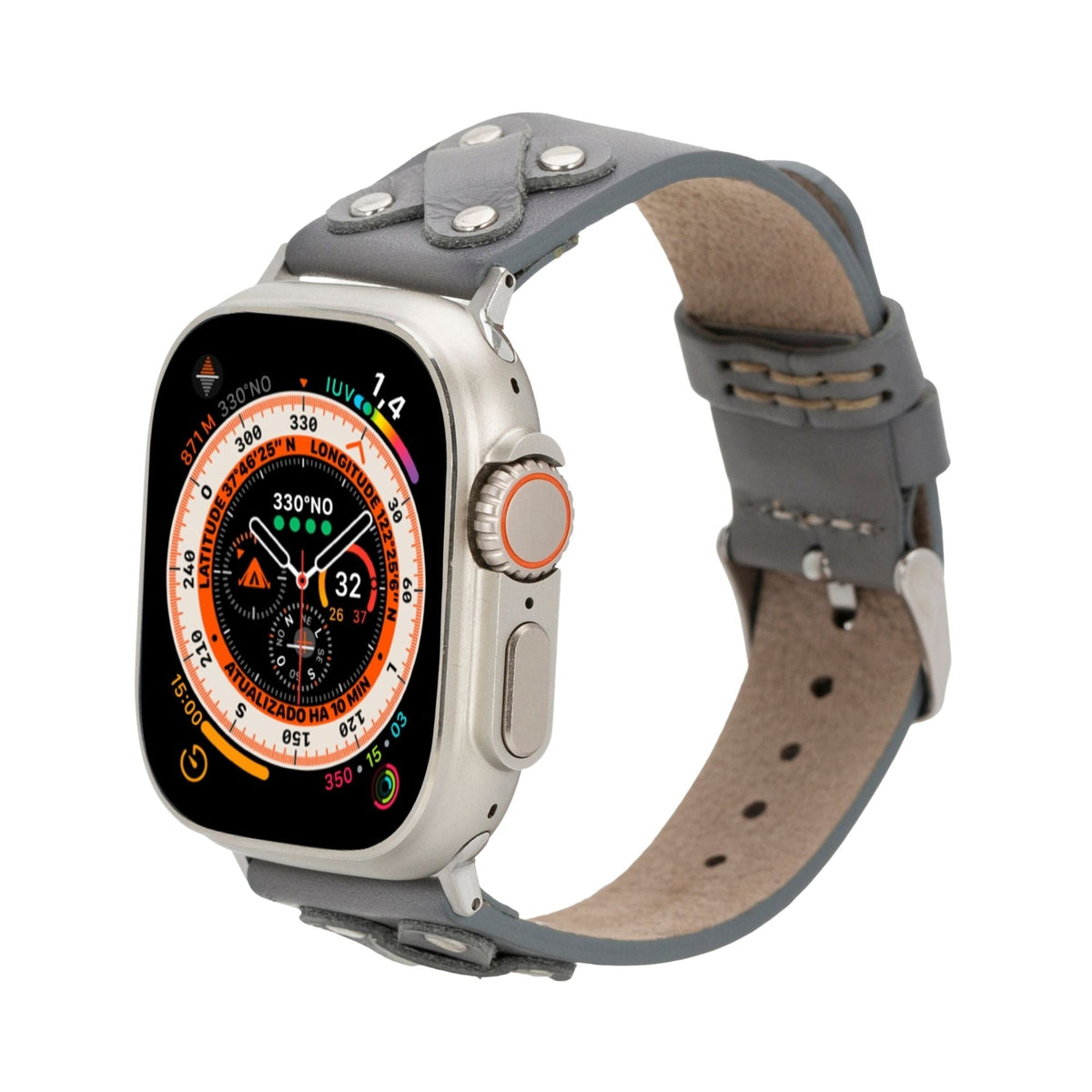 Hulett Leather Bands for Apple Watch 9, Ultra 2 & SE