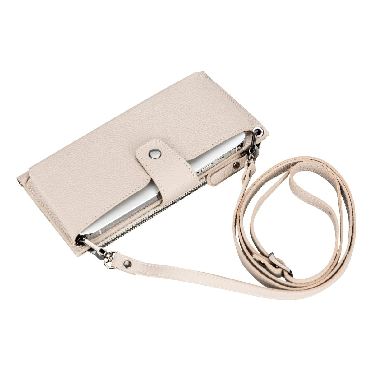 Kaycee Leather Women's Cell Phone Wallet with Strap