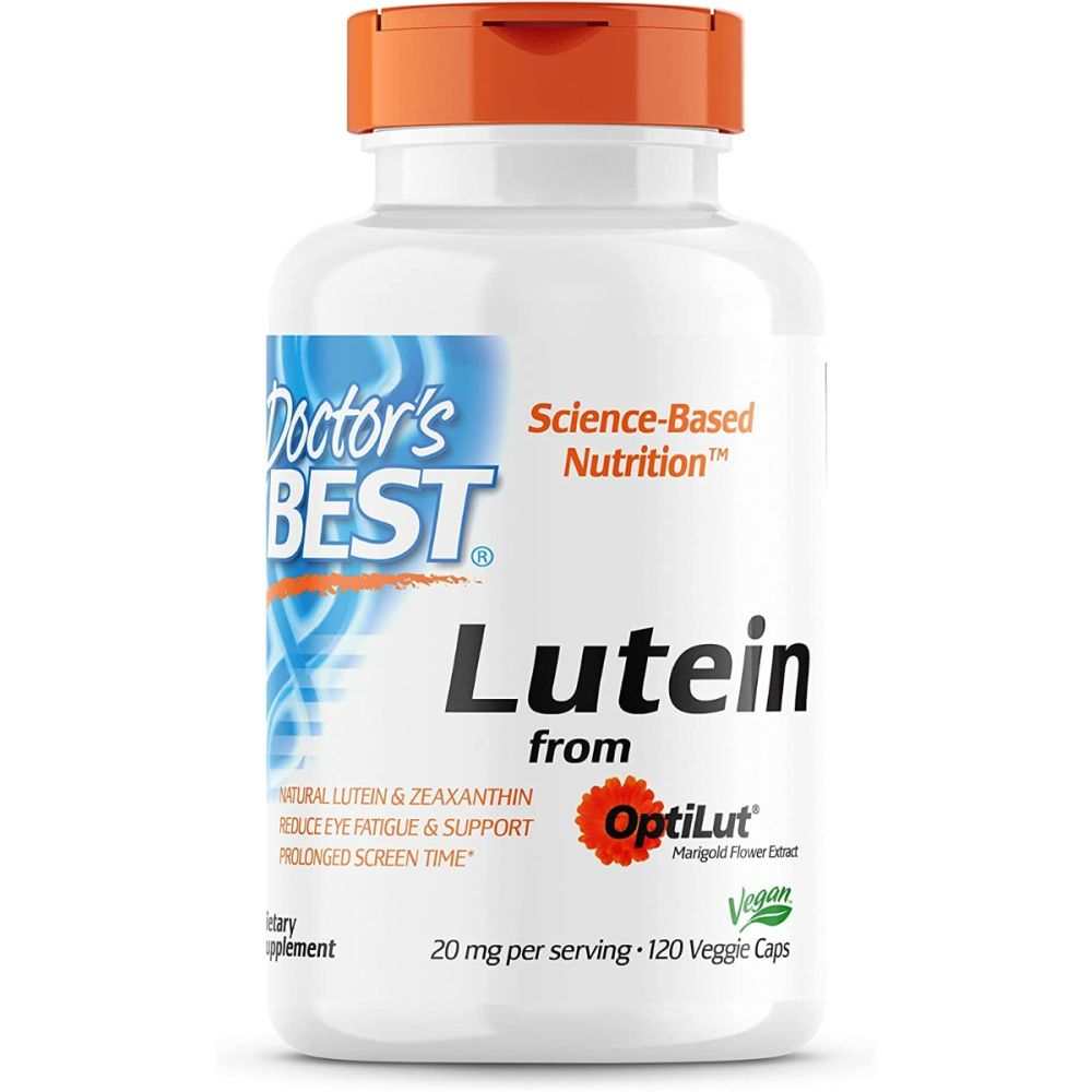 DOCTOR'S BEST: Lutein Optilut 10Mg, 120 vc